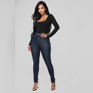 High Waist Skinny Jeans